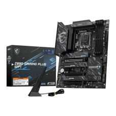 MSI Z890 Gaming Plus WiFi Gaming Motherboard (Supports Core Ultra Series 2 Intel Processors, LGA 1851, DDR5, PCIe 5.0, M.2, SATA, 5Gbps LAN, USB Type-C, Wi-Fi 7, Bluetooth 5.4, Thunderbolt 4, ATX)